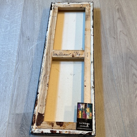 Liz Williams Art Glazed Canvas 24” x 8” Ready to hang - Picture 5 of 7
